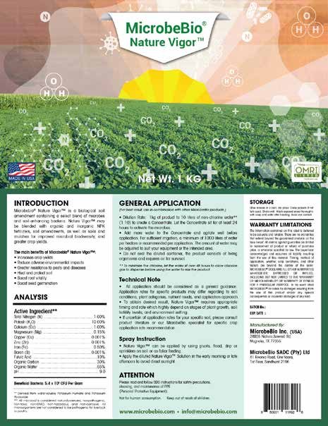 MICROBEBIO NATURE VIGOR MICROBEBIO NATURE VIGOR