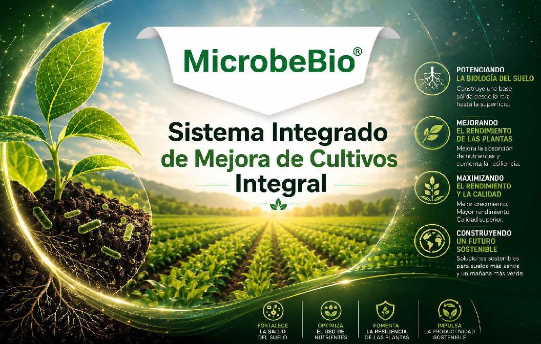 Sistema Integrado de Mejora de Cultivos MicrobeBio® Creciendo con la Naturaleza a Través de la Sinergia Biológica